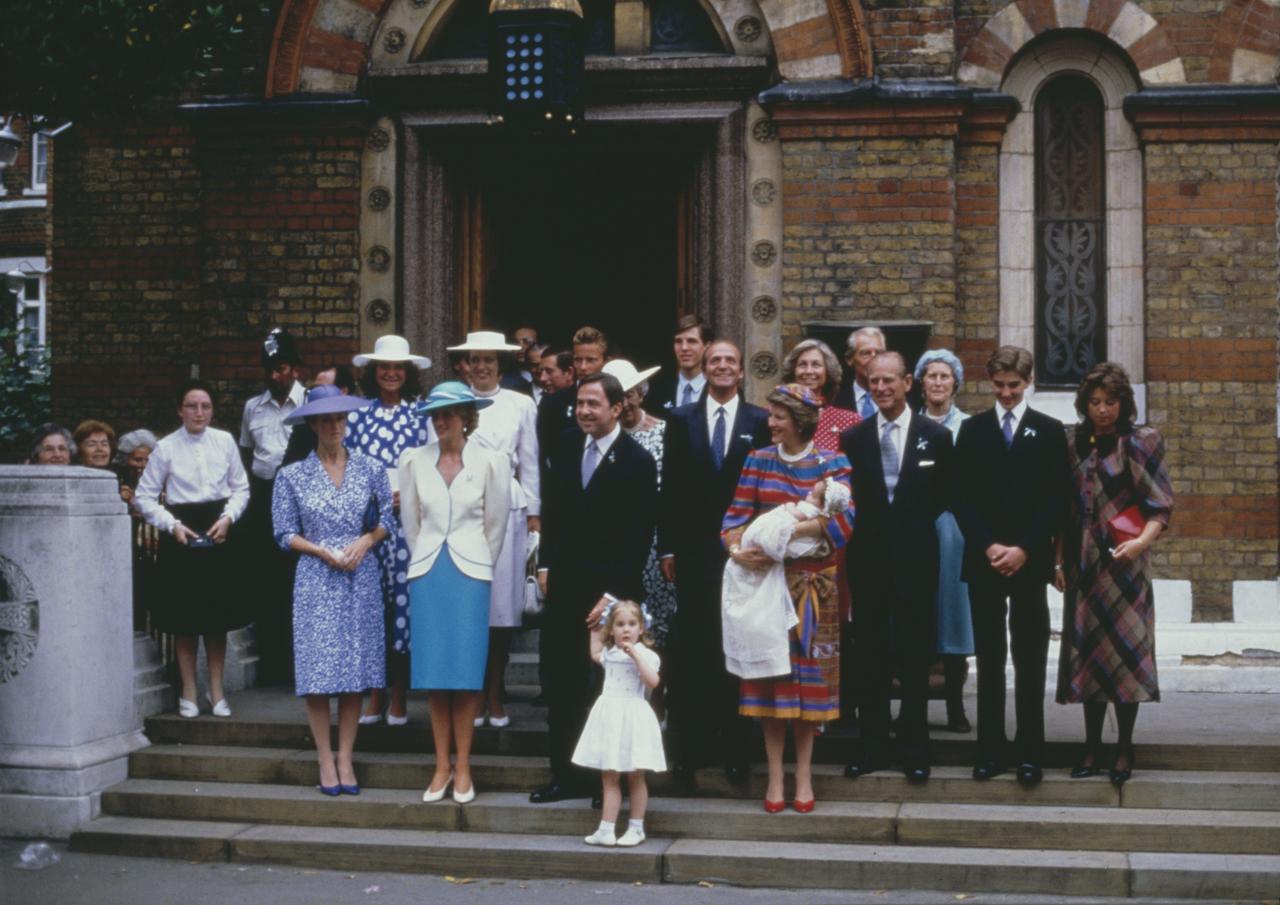 greek prince's christening